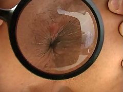 Man sucks and licks mature shemale